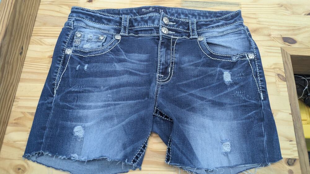 Miss Me Cut Off Jean Shorts Womens 31